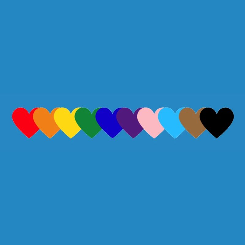 Regenbogen Herzen Pride