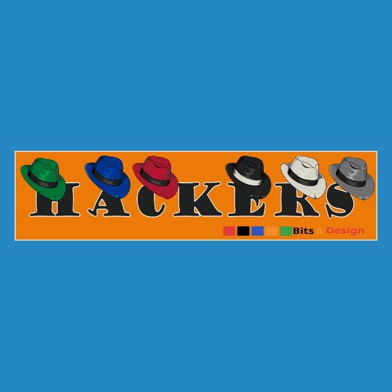 Hackers Logo Retro Design