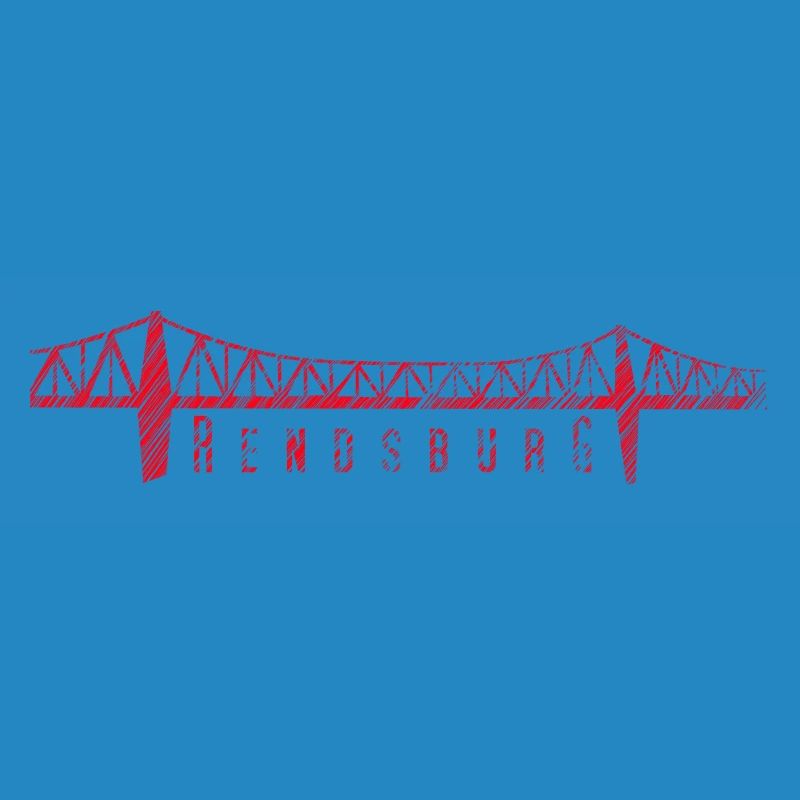 Rendsburg High Bridge – Typography Scribble Design