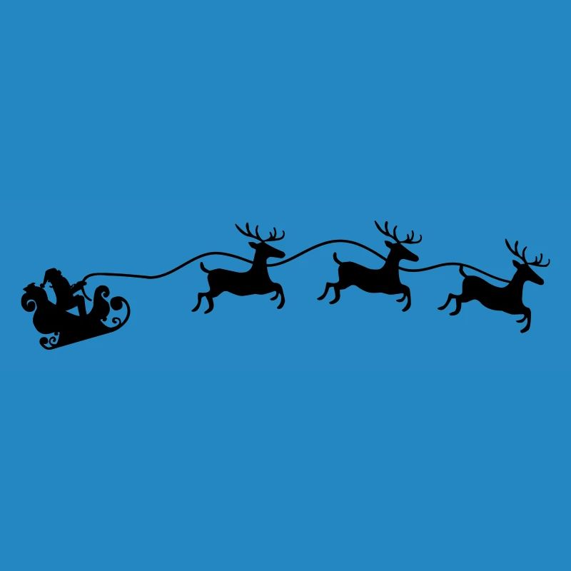 Weihnachtsmann Schlitten