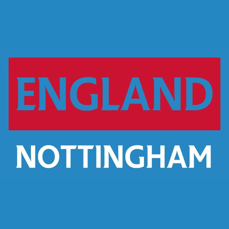 Englisches Nottingham-Emblem-Design