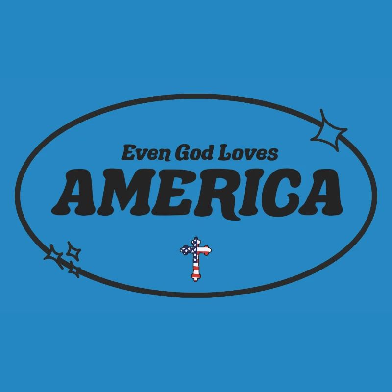 Sogar Gott betet Amerika an