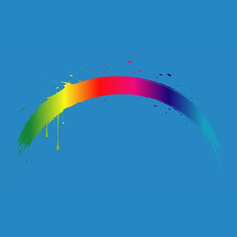 Rainbow Arc Gradient Splash Art