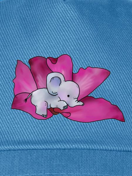 Elefant in Bluete