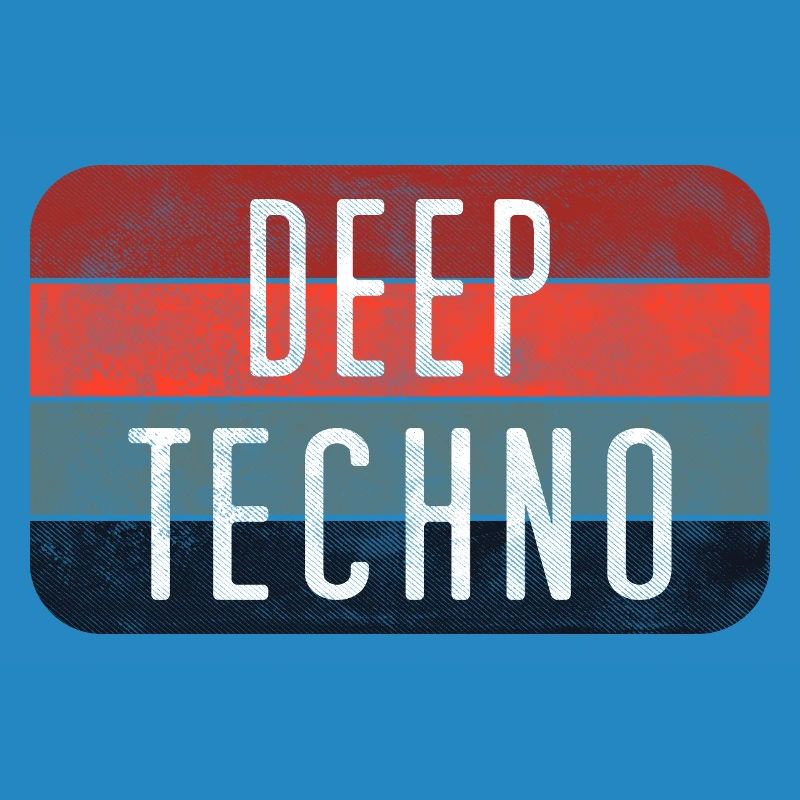 Deep Techno Gradient Stripes