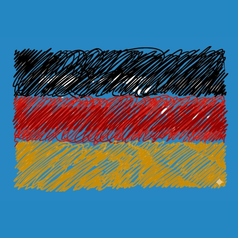 German Flag Scribble