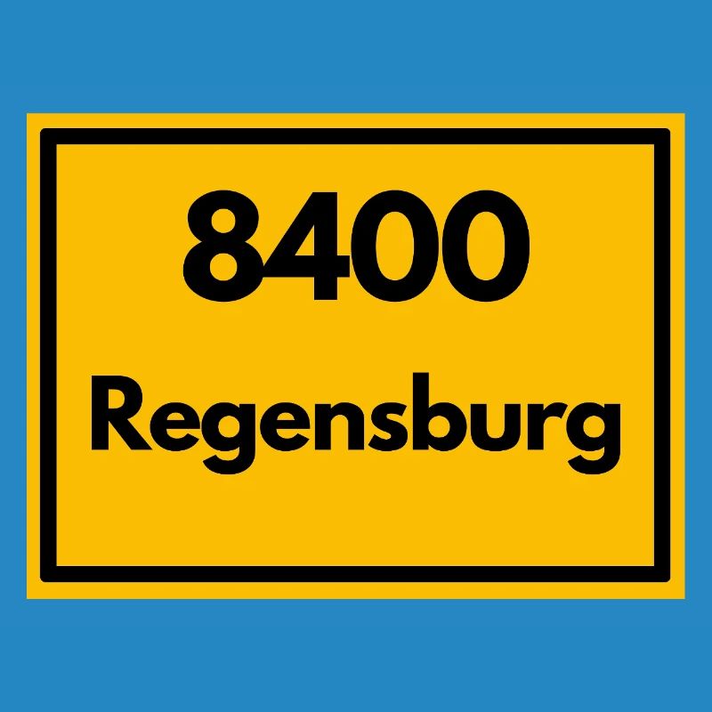 OLD POSTCODE ZIP CODE RETRO 8400 REGENSBURG