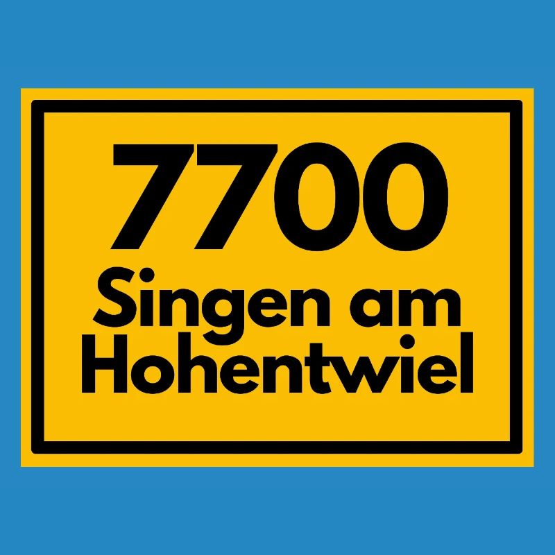 OLD POSTCODE ZIP CODE 7700 SINGEN AM HOHENTWIEL