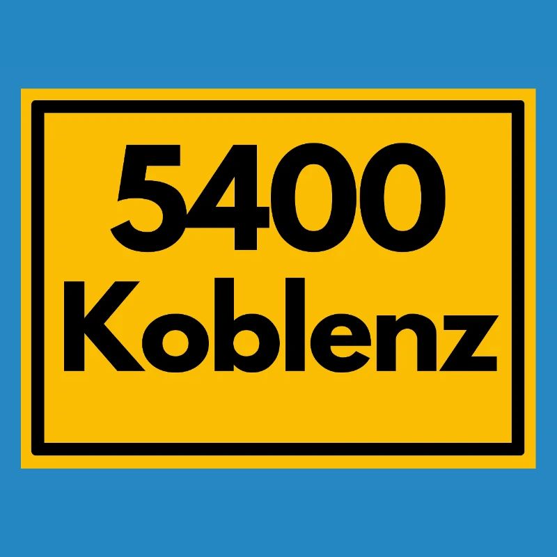 OLD POSTCODE POSTCODE RETRO 5400 KOBLENZ GERMAN