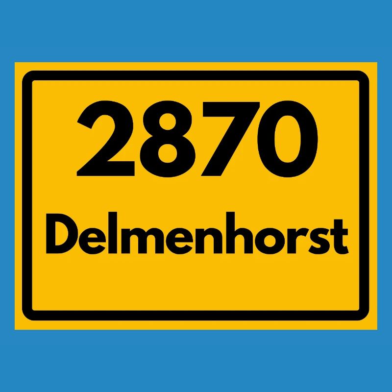 ANCIEN CODE POSTAL RÉTRO 2870 DELMENHORST