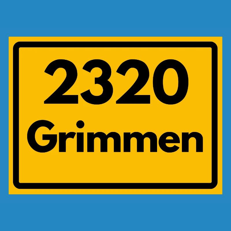 OLD POSTCODE POSTCODE RETRO 2320 GRIMMEN HEIMAT