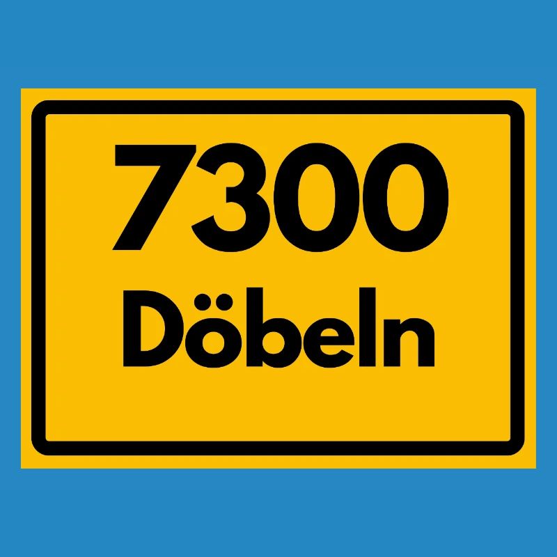 ANCIEN CODE POSTAL 7300 DÖBELN SAXE, DDR OSTALGIE