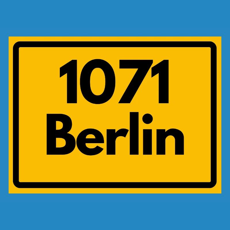 OLD POSTCODE 1071 BERLIN BERLIN OSTALGIE
