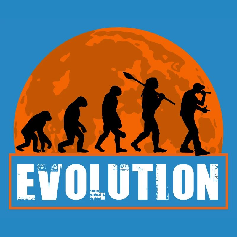 Funny Human Evolution Rapper