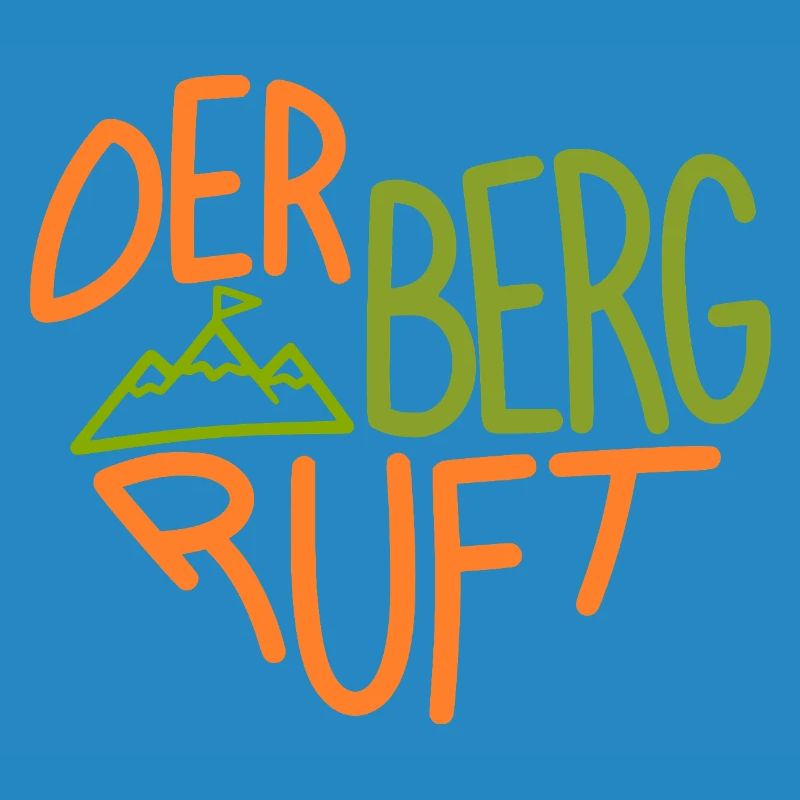 Der Berg Ruft Herzdesign