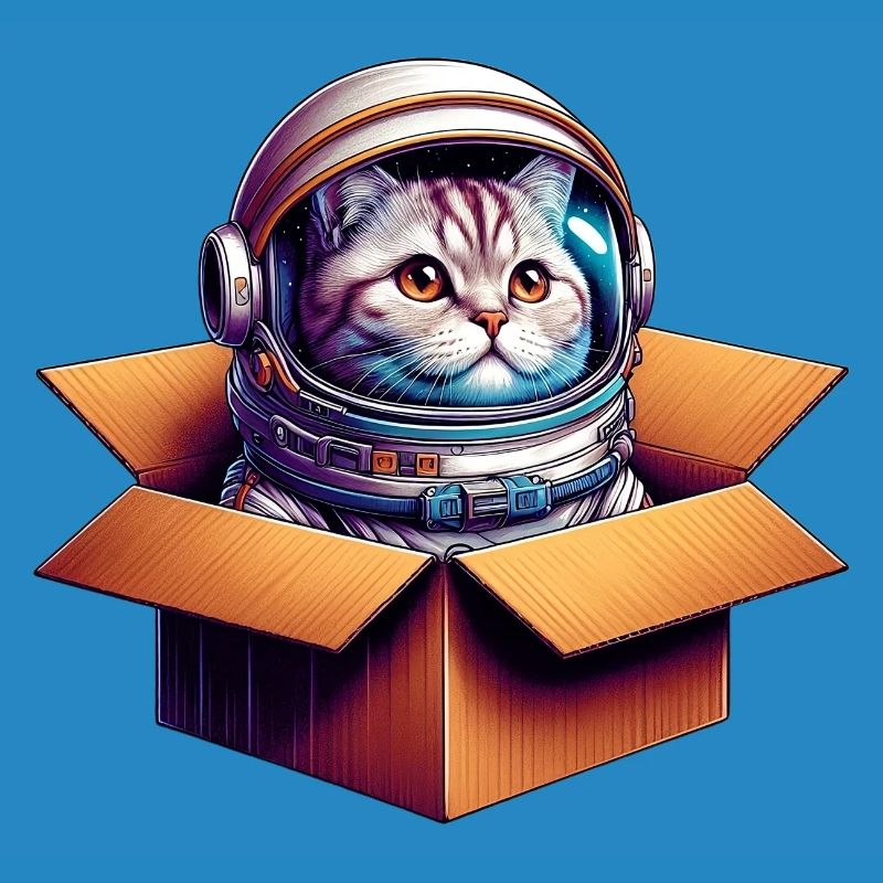 Katze Astronaut