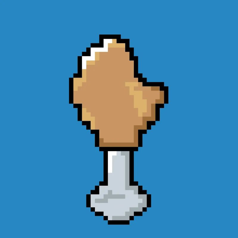 Pixel - Hähnchenkeule
