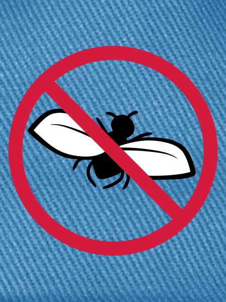Fliege Verboten Schild