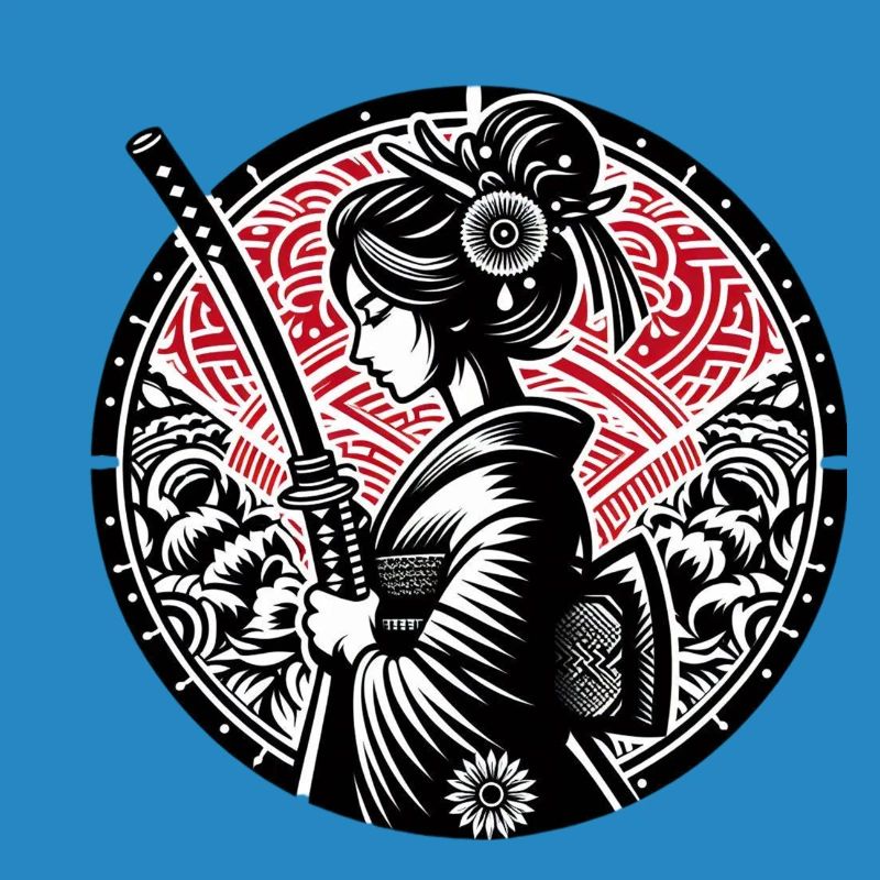 Samurai-Mädchen