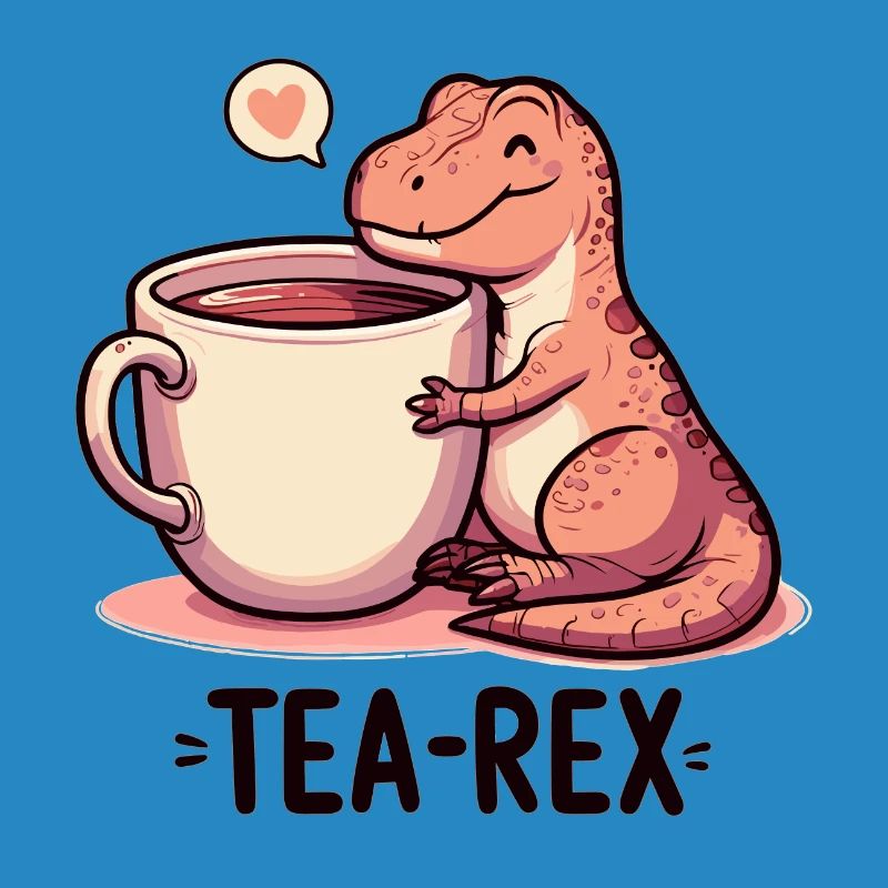 Tea Rex Tea Rex Tea Drinker Gift