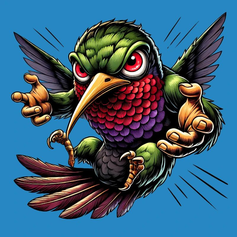Conception de colibri