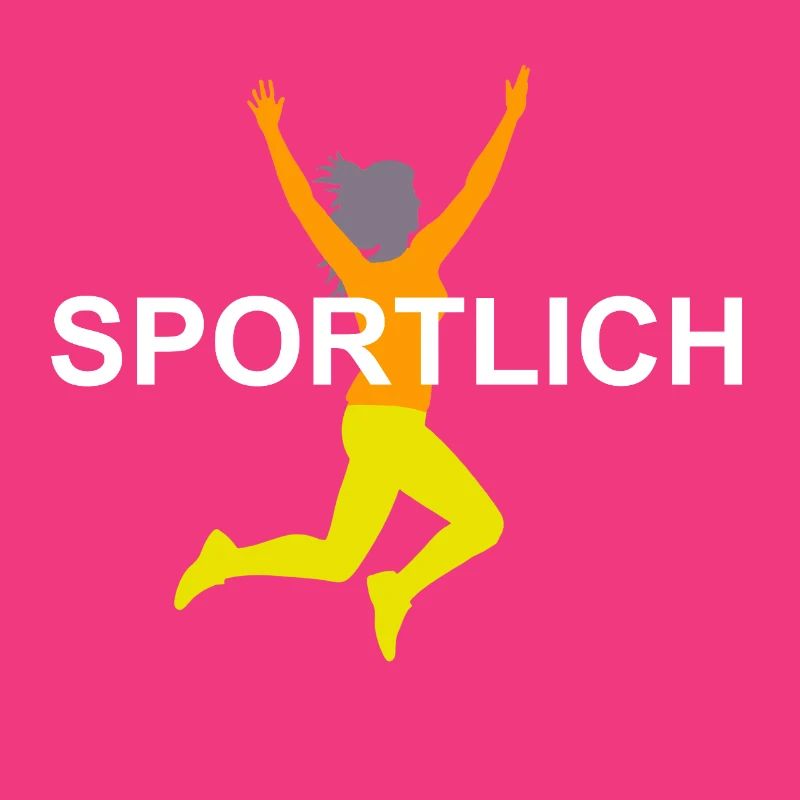 Dynamische Sprinterin Illustration