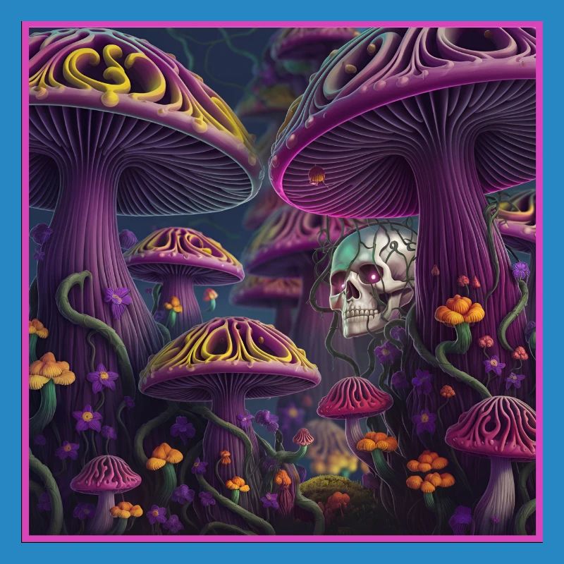 Mystischer Pilzschädelwald