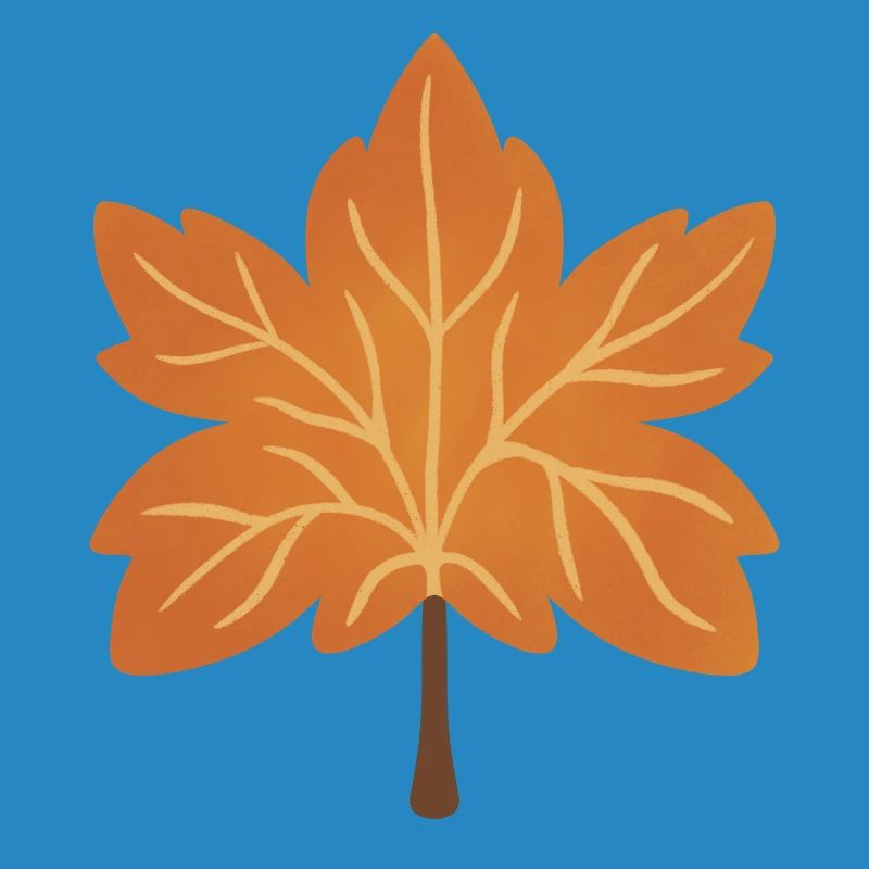 Silhouette de feuille d’érable d’automne