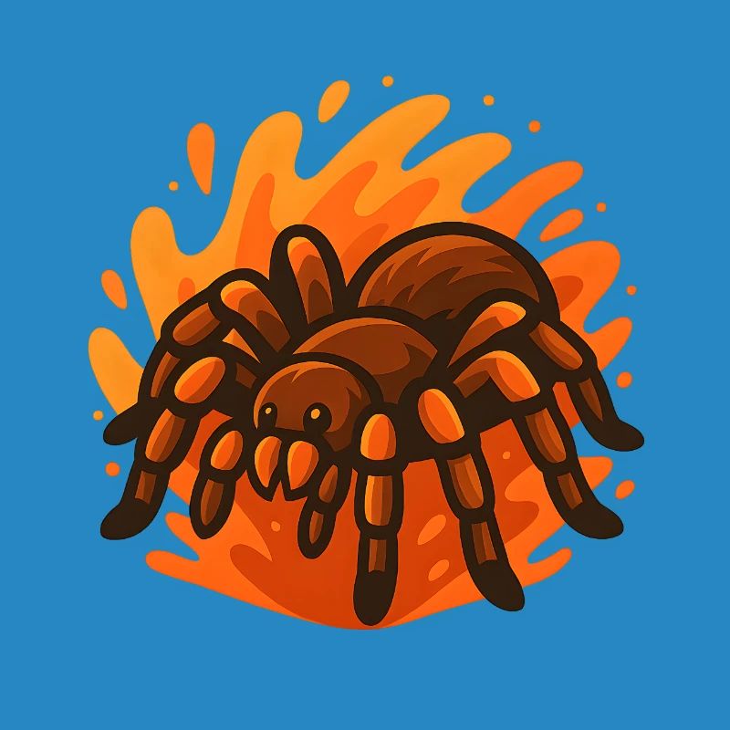 Feurige Goliath-Spinne