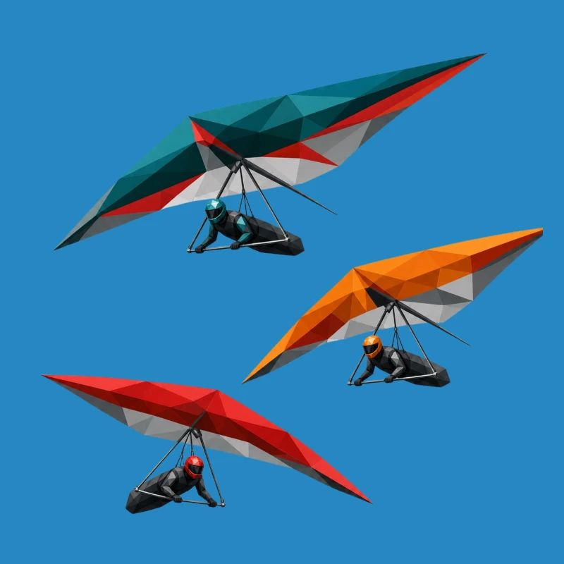 Polygon Hang Gliders Trio