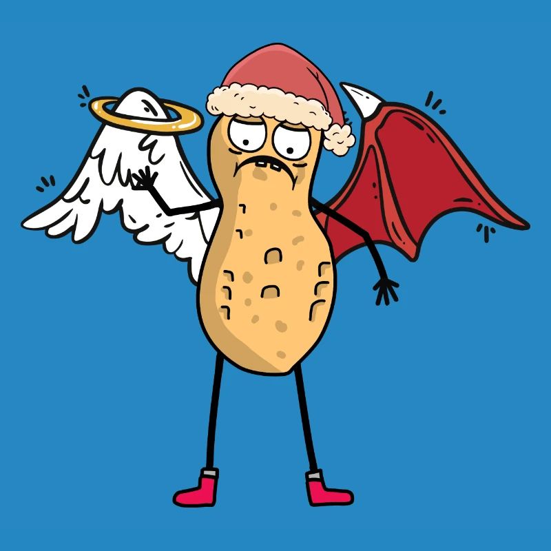 St. Nicholas peanut heavenly devilish xmas Santa