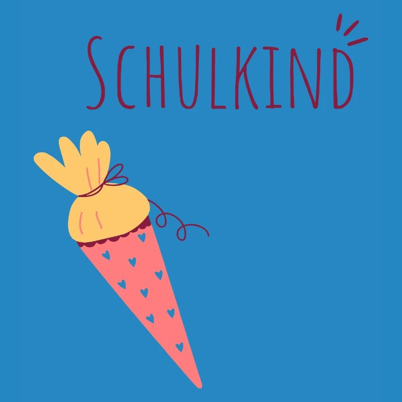 Schulkind Eiskegel Design