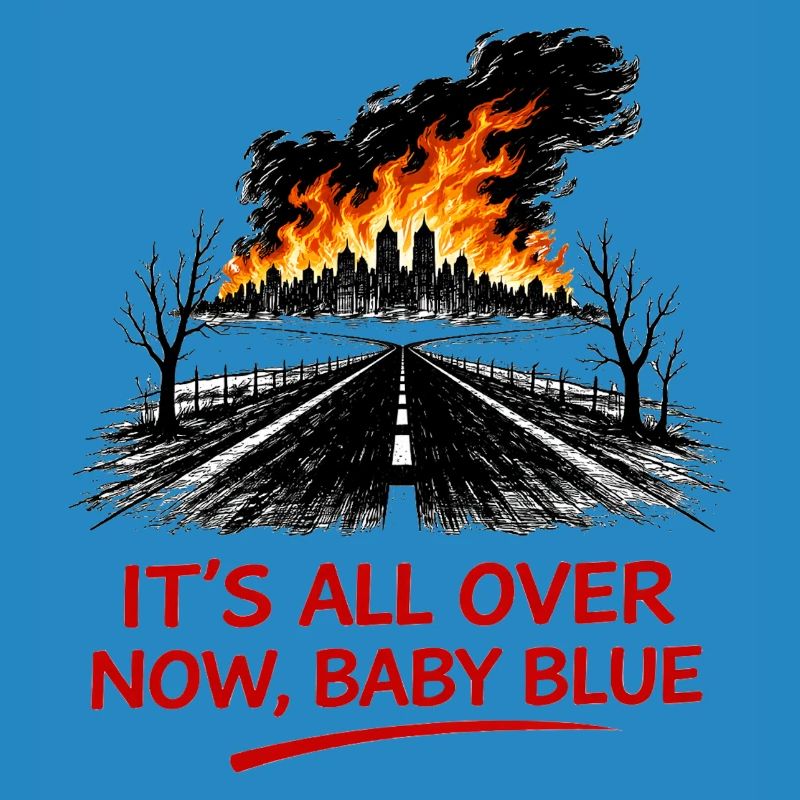 Flammen über Straßenallee