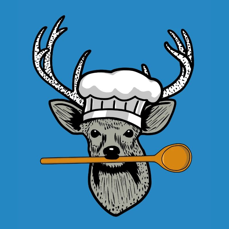 Willd Kitchen Chef Cooking Spoon Hirschkopf Restaurant