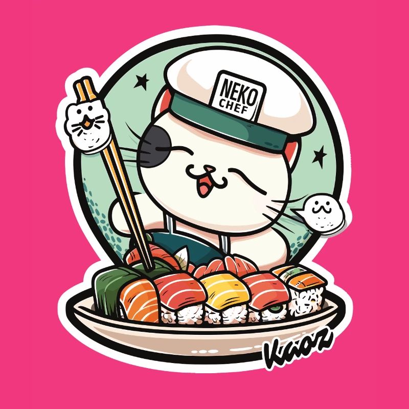 Neko Sushi Chef – Funny Cat Kitchen
