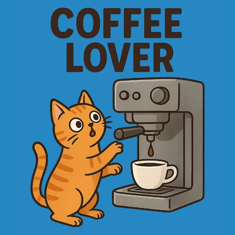 Katzenliebe Kaffee Motiv