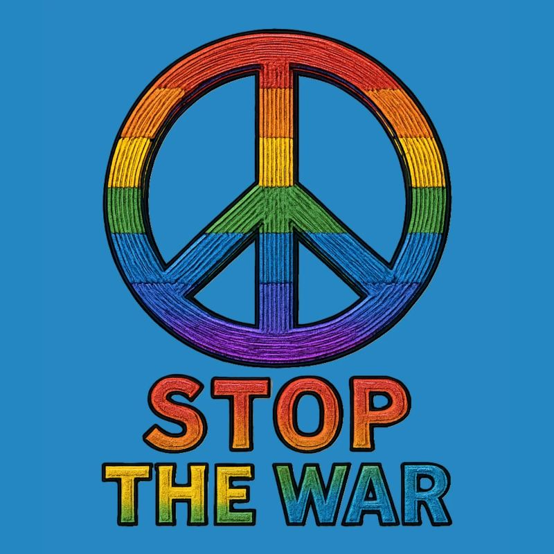 Peace Zeichen Regenbogen – Stop The War Design