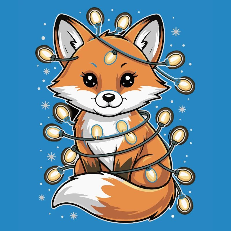 Lichterfuchs in the winter magic fox
