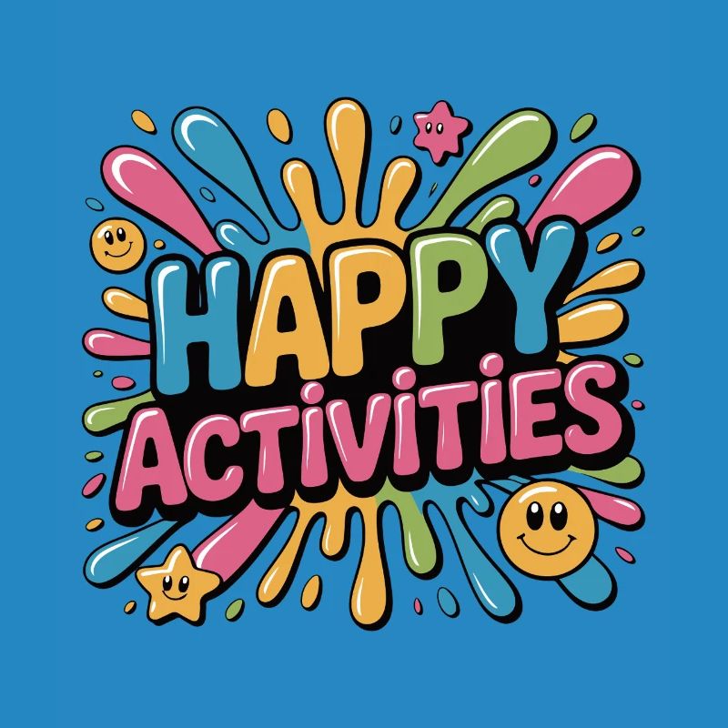 Activités joyeuses Explosion d’éclaboussures