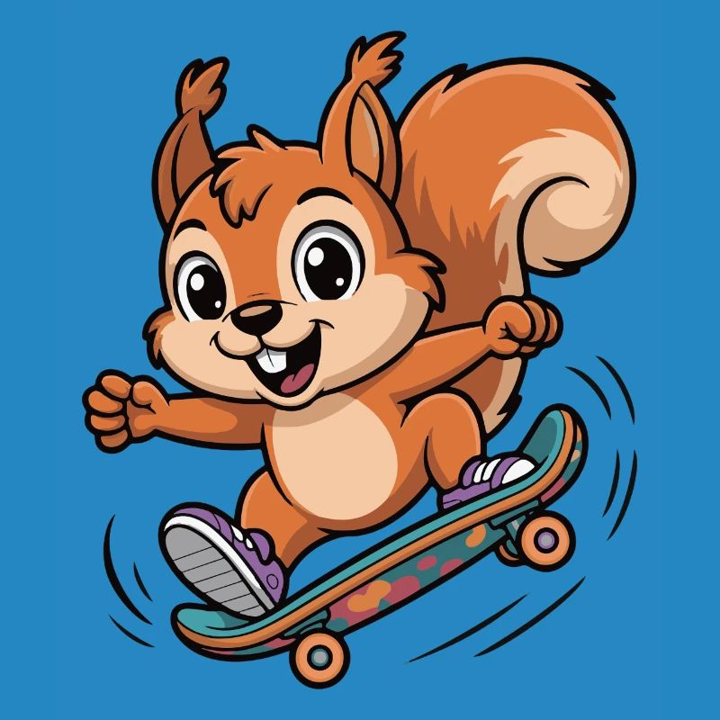 Skate-Eichhörnchen Sprinter