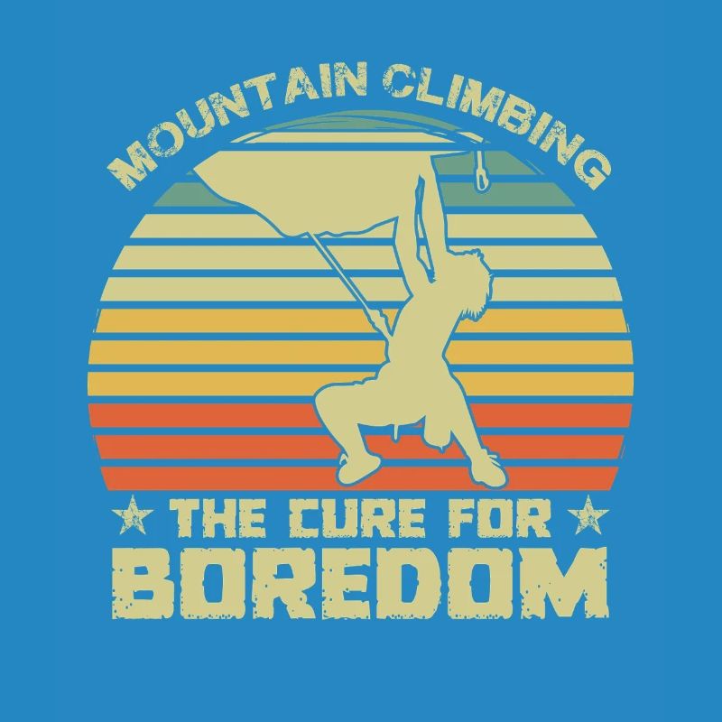Bergsteigen gegen Langeweile