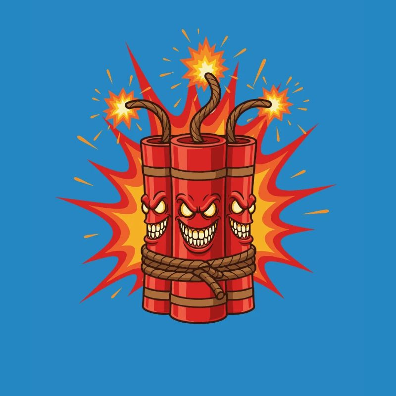Exploding Dynamite Art