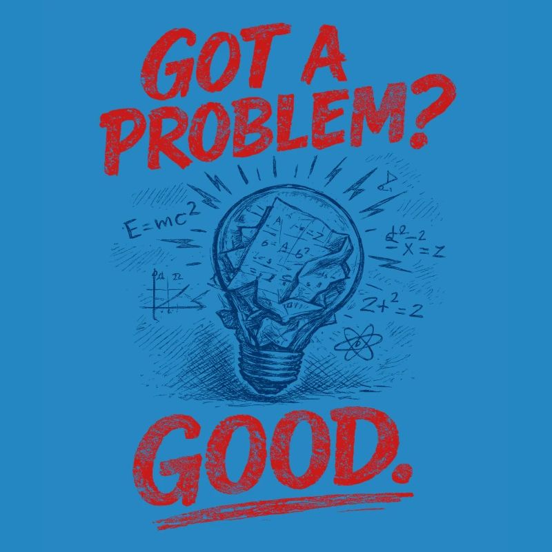 Problem? That's good | Math Teacher Math Humor