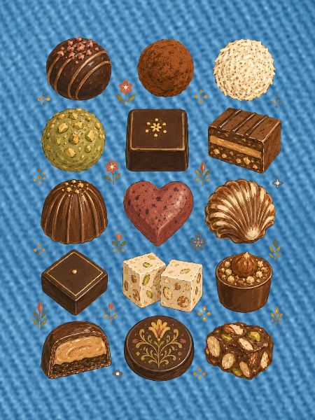 Pralinen | Schokolade & Confiserie