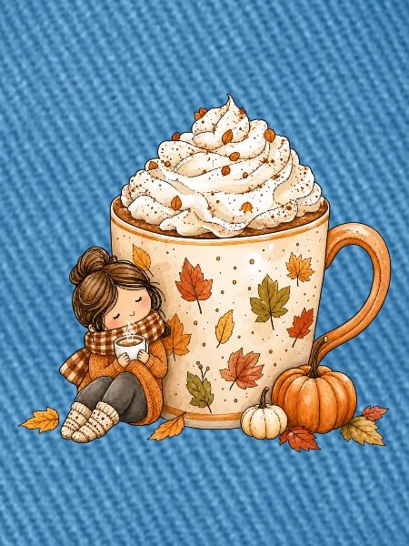 Gemütlicher Herbst Kaffee Zauber