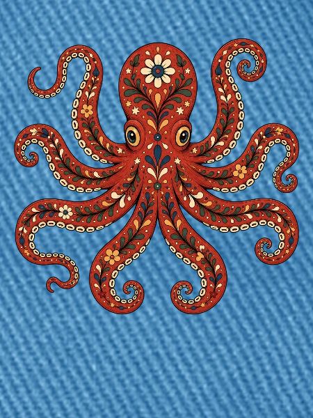 Folk Art Octopus