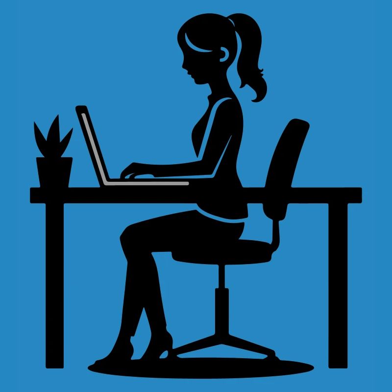Frau Computer Job