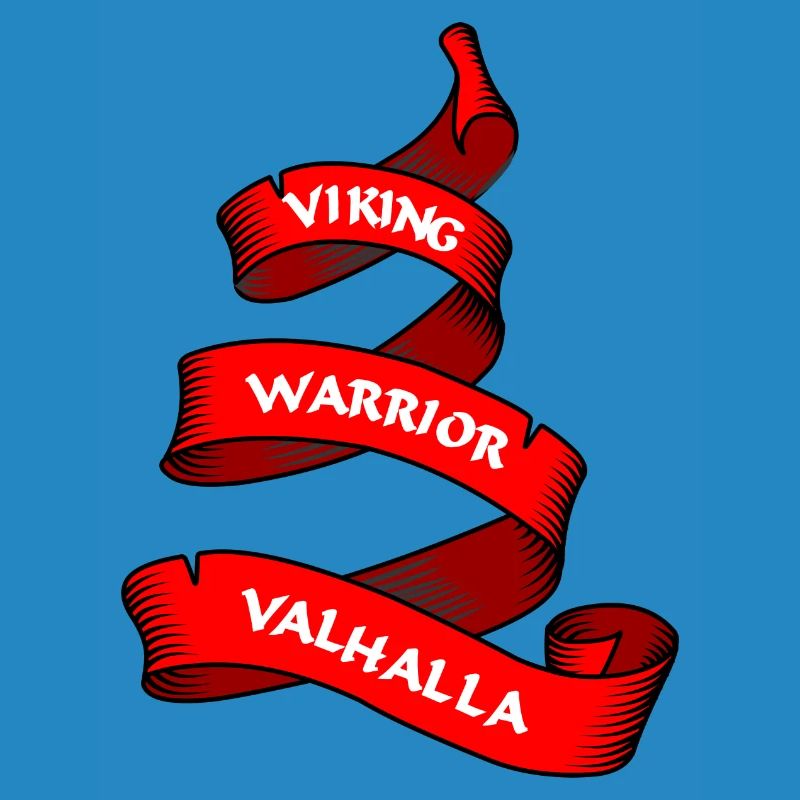 Wikinger Wimpel oder Banner rot