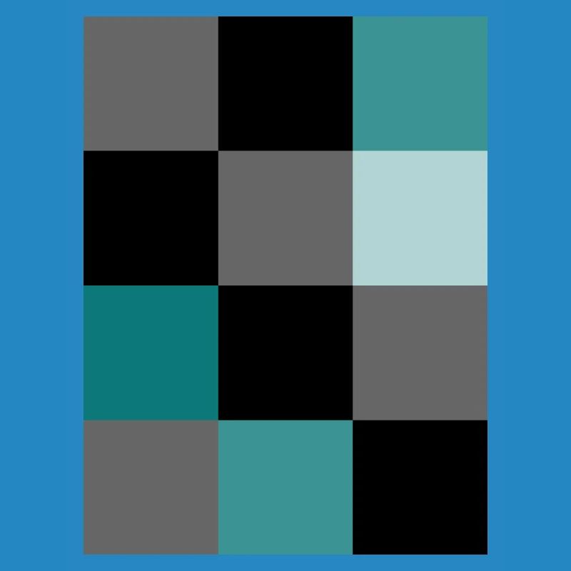 Pixel sarcelle