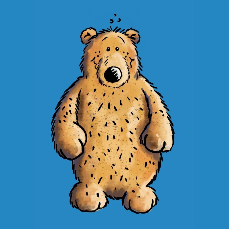 Dicker Braunbär - Bär - Teddy - Comic